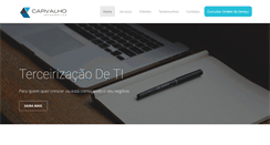 Desktop Screenshot of carvalhoonline.com.br
