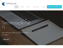 Tablet Screenshot of carvalhoonline.com.br